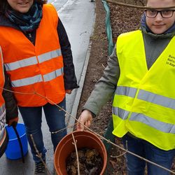Einsatz am Krötenzaun an der Eschenau in Fürth