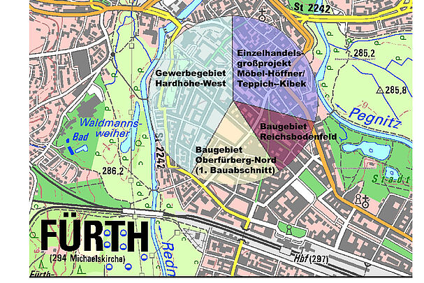 Flächenverbrauch Fürth