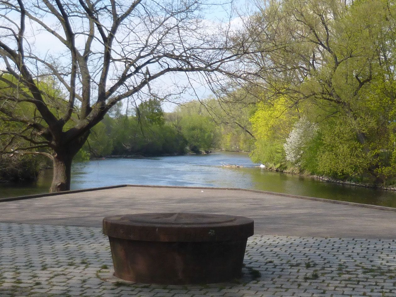 Zusammenfluss Rednitz Pegnitz