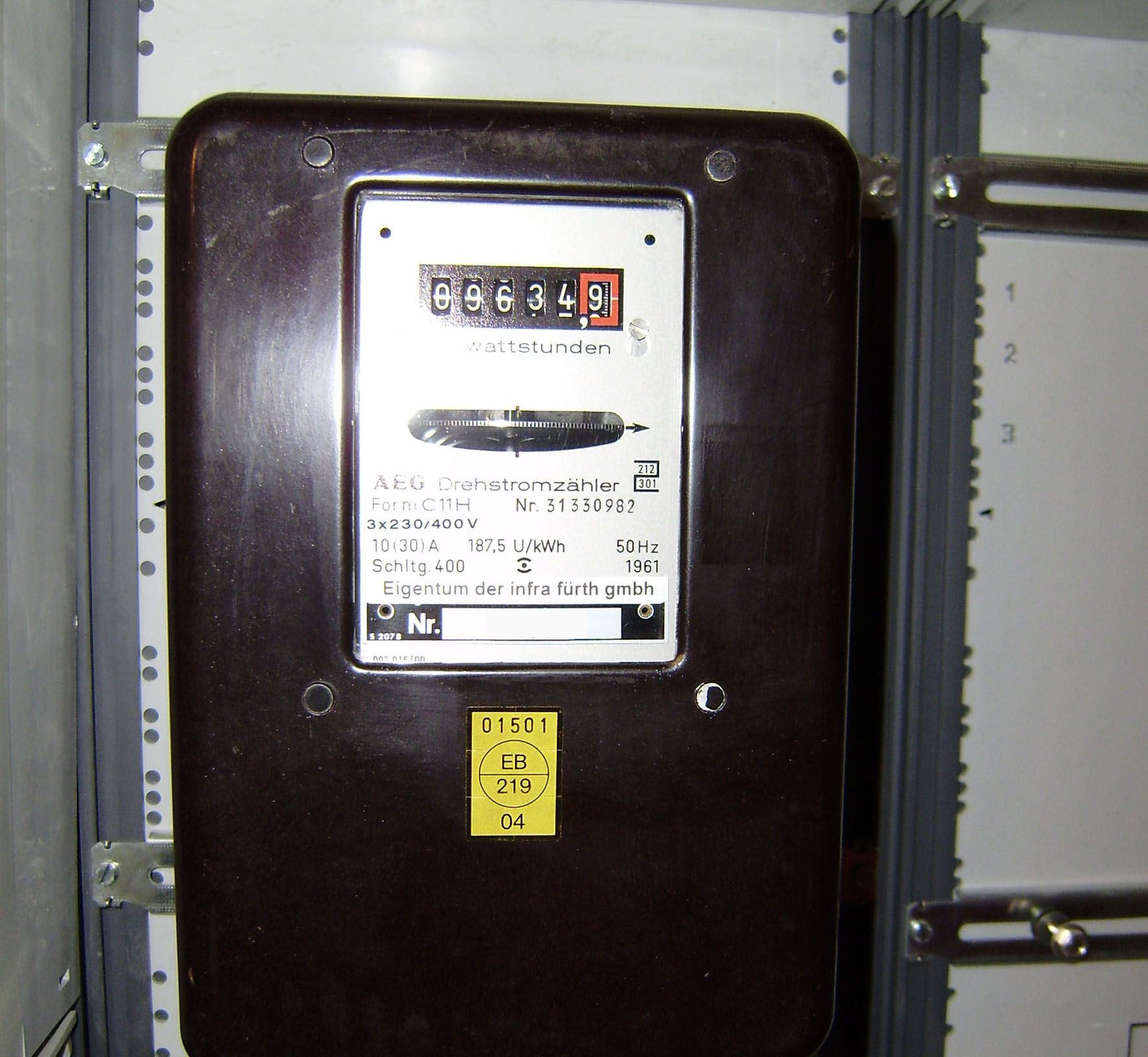 Stromzähler - Die Uhr tickt Stromzähler - Die Uhr tickt