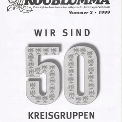 Koublumma 3-1999 zum 50-jährigen Jubiläum unserer Kreisgruppe