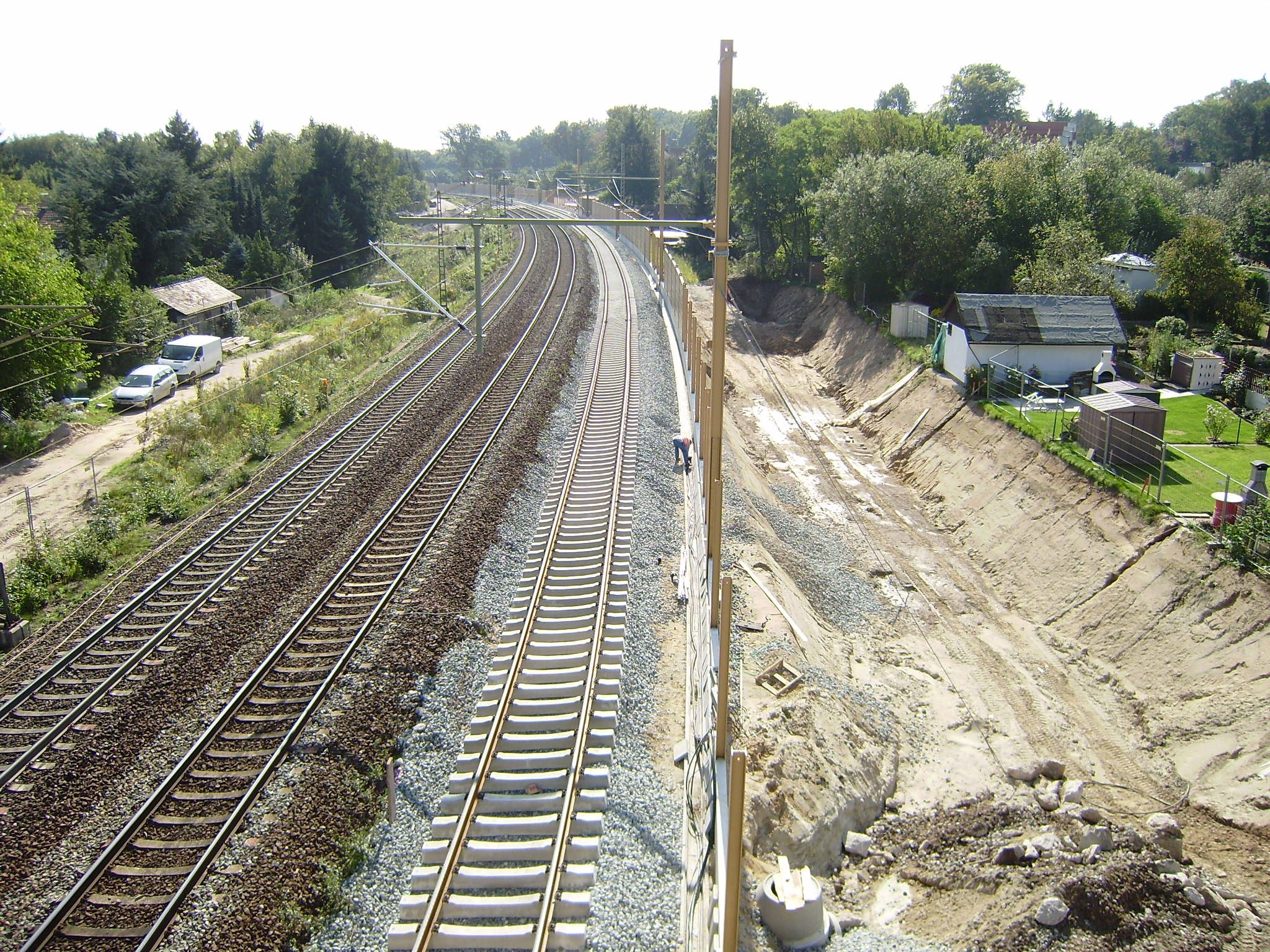 S-Bahn-Baustelle in Fürth