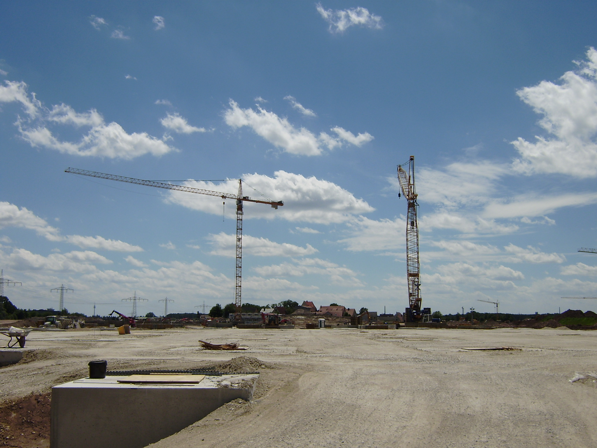 Baustelle bei Fürth-Steinach