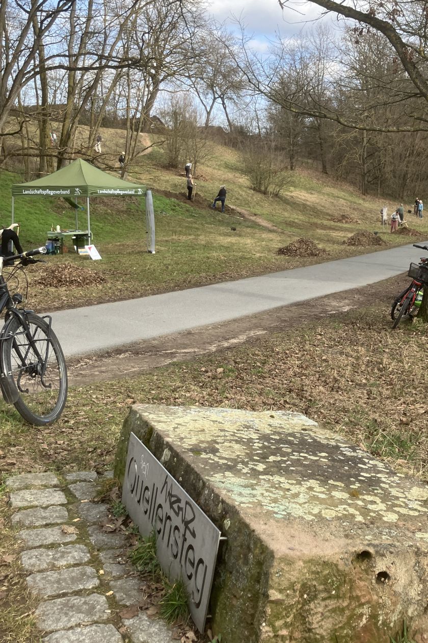 Biotoppflege Fürrth Sandachse BUND Naturschutz