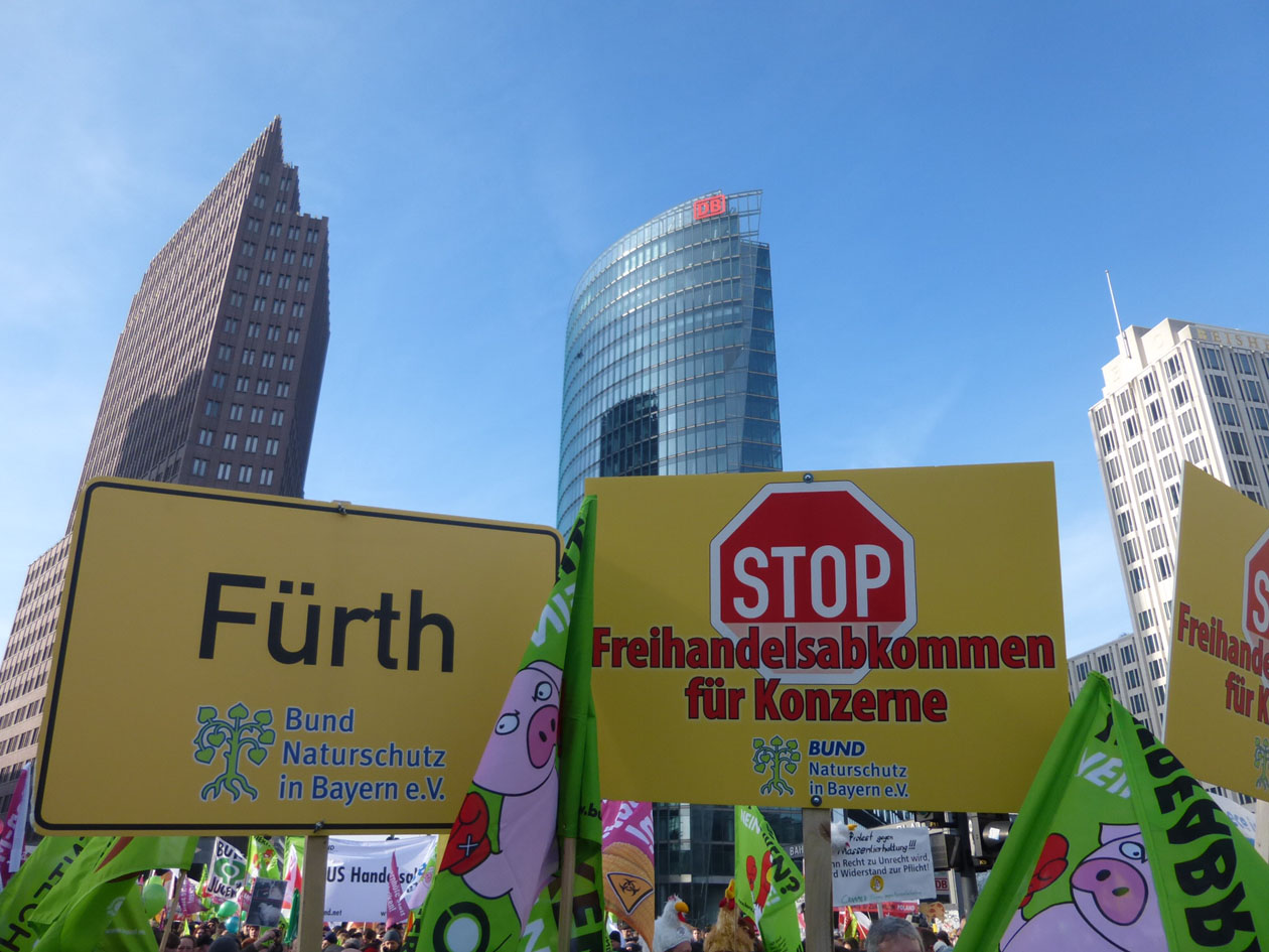 Demo "Wir haben es satt 2014" in Berlin