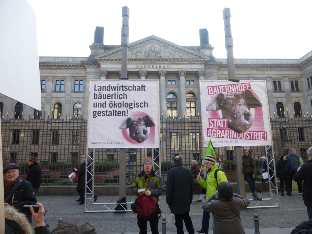 Demo "Wir haben es satt 2014" in Berlin