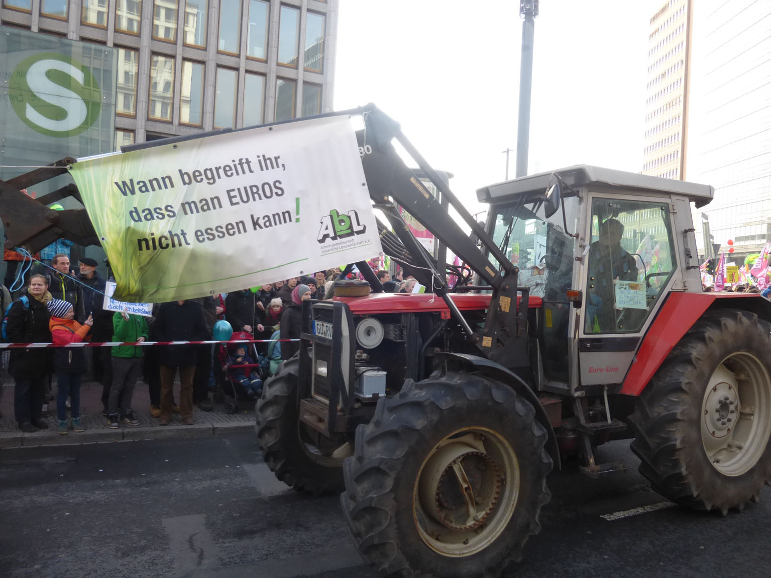 Demo "Wir haben es satt 2015" in Berlin