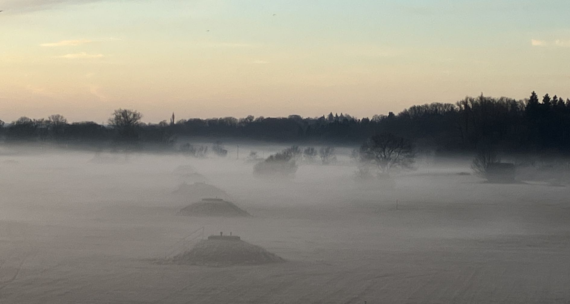 Frühnebel im Rednitztal